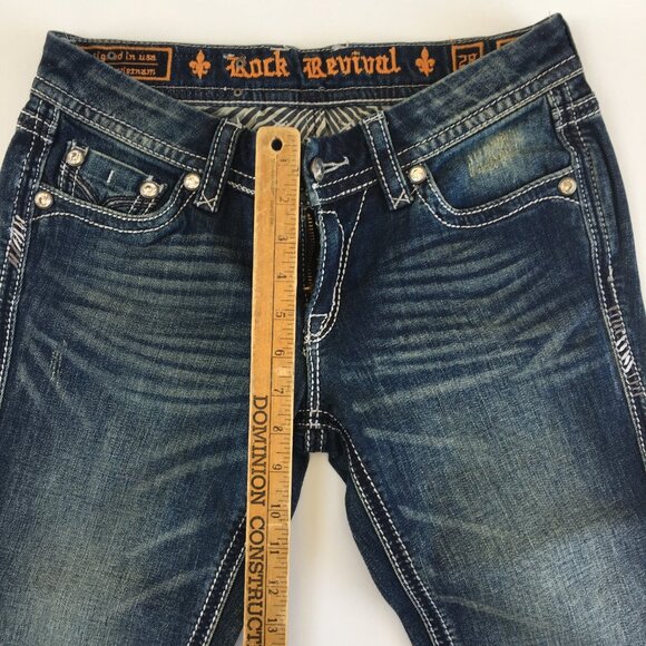 Rock Revival Lucille Skinny Stretch Jeans Womens 28 - Picture 11 of 12
